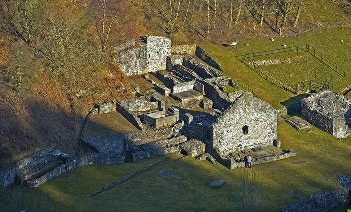 Bryntail Lead Mine Buildings